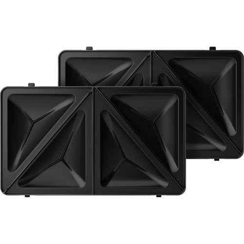 Мультимейкер Philips Series 5000, 750Вт, антипригарне покриття, 3 пластини, пластиковий корпус, чорно-сріблястий (HD2350/80)