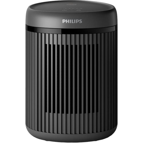 Тепловентилятор Philips Series 2000, 1500Вт, 15м.кв, електронне керування, керамічний нагрівальний елемент, Wi-Fi, темно-сірий (CX2120/01)