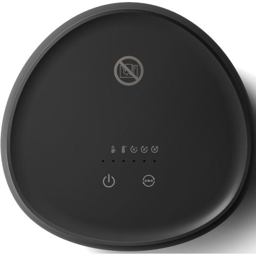 Тепловентилятор Philips Series 2000, 1500Вт, 15м.кв, електронне керування, керамічний нагрівальний елемент, Wi-Fi, темно-сірий (CX2120/01)