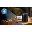 Тепловентилятор Philips Series 2000, 1500Вт, 15м.кв, електронне керування, керамічний нагрівальний елемент, Wi-Fi, темно-сірий (CX2120/01)