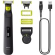 Бритва електрична Philips OneBlade Pro 360, Li-Ion, сухе/вологе бриття, індикатор заряду, чорна (QP6542/15)
