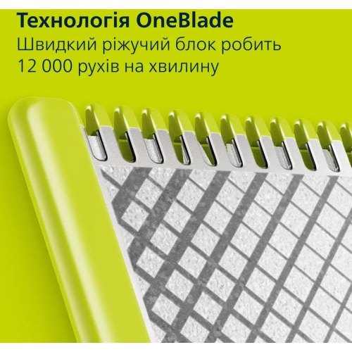 Бритва електрична Philips OneBlade Pro 360, Li-Ion, сухе/вологе бриття, індикатор заряду, чорна (QP6542/15)