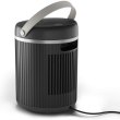 Тепловентилятор Philips Series 3000, 2000Вт, 20м.кв, електронне керування, керамічний нагрівальний елемент, Wi-Fi, темно-сірий (CX3120/01)