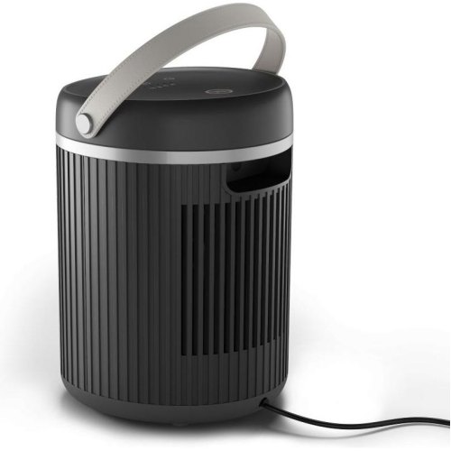 Тепловентилятор Philips Series 3000, 2000Вт, 20м.кв, електронне керування, керамічний нагрівальний елемент, Wi-Fi, темно-сірий (CX3120/01)
