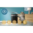 Тепловентилятор Philips Series 3000, 2000Вт, 20м.кв, електронне керування, керамічний нагрівальний елемент, Wi-Fi, темно-сірий (CX3120/01)