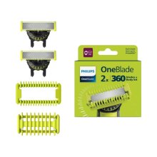Змінні леза Philips OneBlade 360 QP624/50, з насадками для тіла 2шт