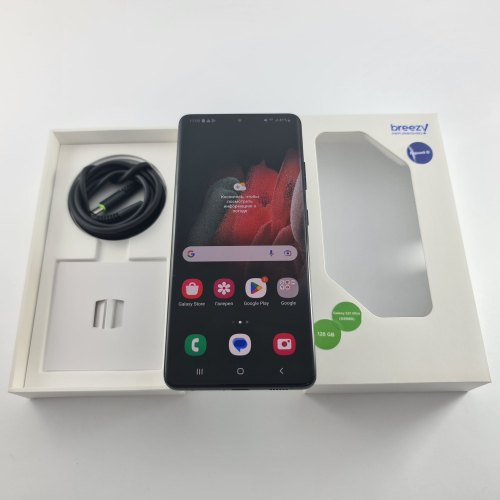 Смартфон Samsung Galaxy S21 Ultra (G998B) 128Gb Phantom Black (SM-G998BZKDSEK) USED **