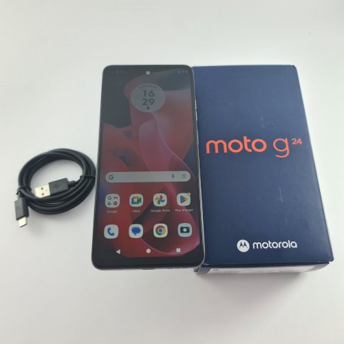 Смартфон Motorola Moto G24 (XT2423) 4/128Gb Matte Charcoal USED **