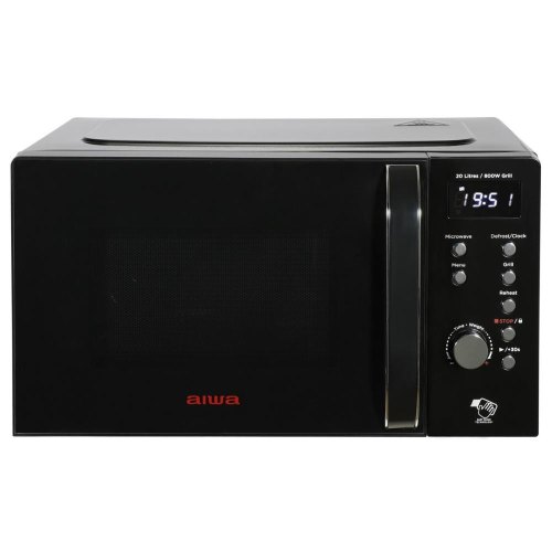 Мікрохвильова піч AIWA NAMICOOK CRYSTAL20 MW-202DG BK 20л/ 700Вт/ гриль/ Child LOCK/чорна