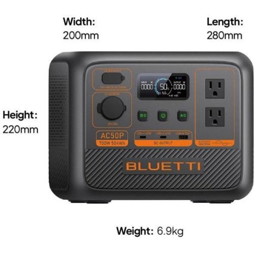 Зарядна станція Bluetti AC50P, 504Wh, 700W, LiFePO4