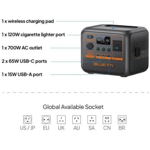 Зарядна станція Bluetti AC50P, 504Wh, 700W, LiFePO4