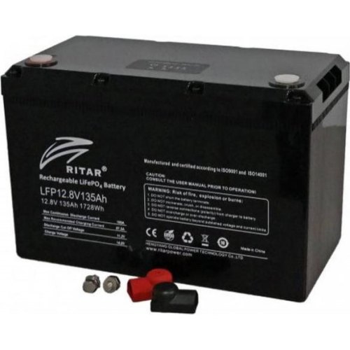 Акумуляторна батарея Ritar LFP12.8V135Ah G2, електрична, літієва