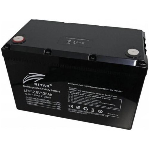 Акумуляторна батарея Ritar LFP12.8V135Ah G2, електрична, літієва