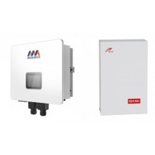 Комплект гібридного сонячного інвертора Megarevo R8KL1D-G2, батарея Ritar BAT-15KWH-51.2V-140A в комплекті