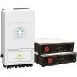 Система зберігання енергії DEYE, 10kW, 10.24kWh, 2 Batteries, LiFePO4, 6500 циклів (SUN-10K-SG02LP1-EU-AM3-2GS10.24K-LFP)