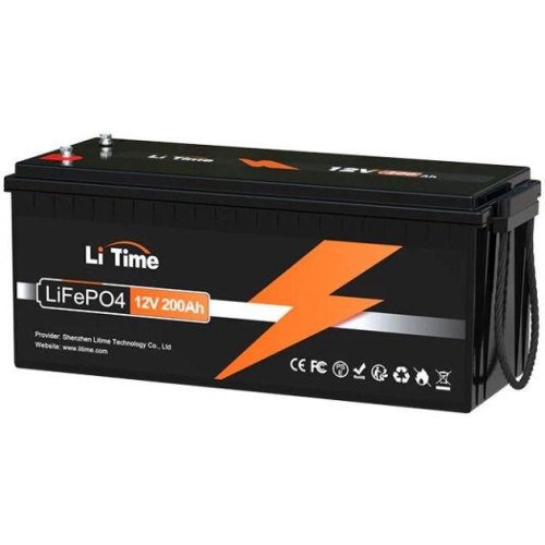Акумуляторна батарея Litime, LiFePo4, 12V(12.8V), 200Ah