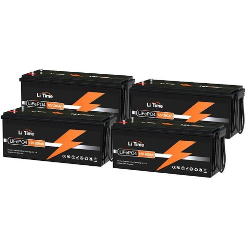 Акумуляторна батарея Litime, LiFePo4, 12V(12.8V), 200Ah