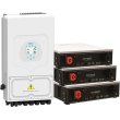 Система зберігання енергії DEYE, 8kW, 15.36kWh, 3 Batteries, LiFePO4, 6000 циклів (SUN-8K-SG01LP1-EU-3DY15.36K-LFP)