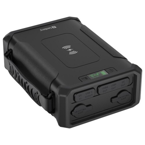 Зовнішній акумулятор PowerBank Sandberg Survivor, 96000mAh, DC 84W, PD, USB-C 60W, Cigar Lighter 180W, 2xUSB-A 18W, Wireless, LiFePo4 (420-78)