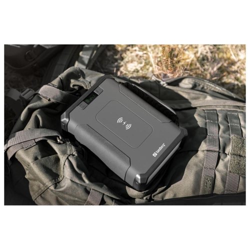 Зовнішній акумулятор PowerBank Sandberg Survivor, 96000mAh, DC 84W, PD, USB-C 60W, Cigar Lighter 180W, 2xUSB-A 18W, Wireless, LiFePo4 (420-78)