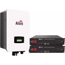 Система зберігання енергії Afore, 5kW, 4.8kWh, 2 Batteries, LiFePO4, 6000 циклів (AF5K-SL-2DY4.8K-LFP)