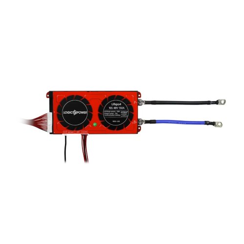 Плата Smart BMS LogicPower, LiFePO4 48V 16S Dis 150A Ch 75A UART/RS485/CAN (LP16354)