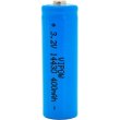 Акумулятор Vipow 14430 LiFePO4 (size 3/4AA), 400mAh, 3.2V, TipTop, blue (IFR14430-400mAhTT / 25540)