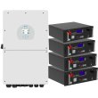 Система зберігання енергії DEYE, 16kW, 20.48kWh, 4 Batteries, LiFePO4, 6500 циклів (SUN-16K-SG01LP1-EU-4GS20.48K-LFP)