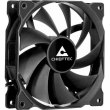 Вентилятор для корпусу CHIEFTEC ZF-1225PWM, 120мм, 1600rpm, HDB, 4pin PWM, 25.5dBa, чорний