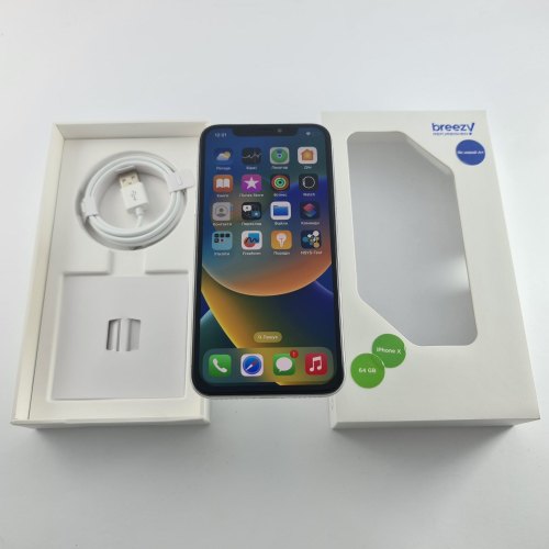 Смартфон Apple iPhone X 64 GB Silver USED **