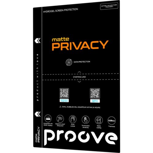 Захисна плівка Proove Hydrogel Screen Protection PRIVACY