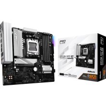 Mатеринська плата ASRock B850M PRO RS, sAM5, AMD B850, mATX, 4xDDR5, HDMI, DP, 3xM.2, 2.5GbE LAN