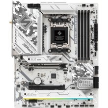 Mатеринська плата ASRock B650 STEEL LEGEND WIFI, sAM5, AMD B650, ATX, 4xDDR5, HDMI, DP, 3xM.2, 2.5GbE LAN
