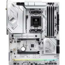 Mатеринська плата ASRock X870 STEEL LEGEND WIFI, sAM5, AMD X870, ATX, 4xDDR5, HDMI, 2xUSB4, 3xM.2, 2.5GbE LAN