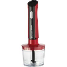 Блендер Russell Hobbs заглибний Desire Red, 500Вт, чаша 500мл, вінчик, міні-подрібнювач, червоний (27140-56)