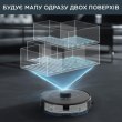 Робот-пилосос Rowenta X-Plorer Serie 75 S, 9.5см, вологе прибирання, контейнер для пилу 0.4л, для води 0.3л, робота до 120хв, НЕРА, чорний (RR8575WH)