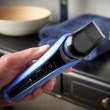 Електрична бритва роторна Remington X7 Limitless X, 3 головки для бриття, мережа, сухе/вологе бриття, тример, водонепроникна, чорно-синя (XR1775)