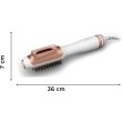 Фен-щітка Rowenta Reverso Dry&Brush 2в1, 1200Вт, 3 режими, іонізація, холодний обдув, 2 насадки, кераміка, біло-золотистий (CF9820F0)