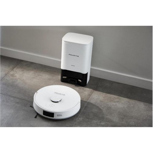 Робот-пилосос миючий Rowenta X-Plorer Serie 140+ Total Care, 5000Па, 9.5см, автономна робота до 120хв, самоочистка (RR9197WH)