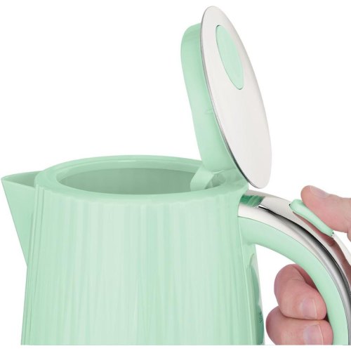 Електрочайник Russell Hobbs Eden, 1.7л, нержавіюча сталь, пластик, фісташковий (27364-70)