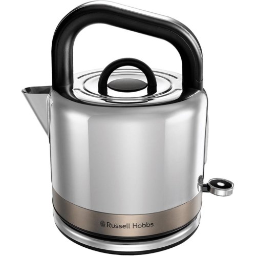 Електрочайник Russell Hobbs Distinctions Titanium, 1.5л, Strix, метал, сріблясто-мідний (26422-70)