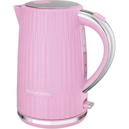 Електрочайник Russell Hobbs Eden, 1.7л, нержавіюча сталь, пластик, рожевий (27362-70)