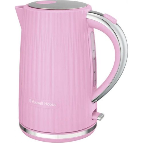 Електрочайник Russell Hobbs Eden, 1.7л, нержавіюча сталь, пластик, рожевий (27362-70)