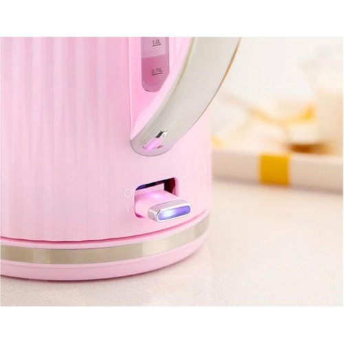 Електрочайник Russell Hobbs Eden, 1.7л, нержавіюча сталь, пластик, рожевий (27362-70)