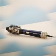 Фен-щітка Remington Sapphire Luxe, 1000Вт, 2 швидкості, іонізація, холодний обдув, кераміка, синій/золотистий (AS5805)