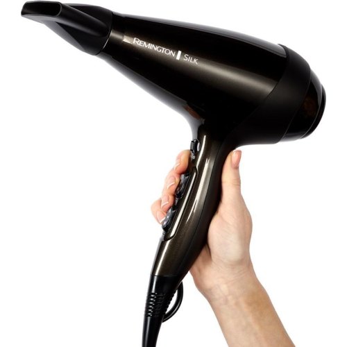 Фен Remington Silk, 2400Вт, 3 режими, дифузор, іонізація, холодний обдув (AC9095)