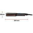 Випрямляч Remington PROluxe Midnight Wide Plate Straightener, 9 температурних режимів, 150-230 градусів, чохол, дисплей, кераміка, чорний (S9150B)