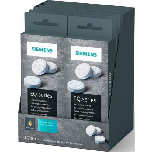 Таблетки для очищення кавоварок Siemens TZ80001A, 10шт