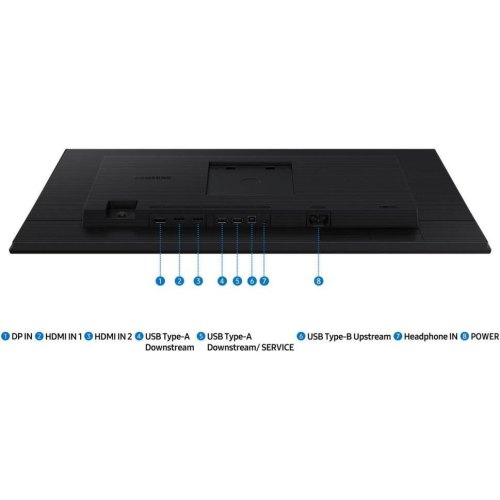 Монітор Samsung S27D400 27 IPS, 100Hz, 2xHDMI, DP, USB (LS27D400GAIXCI)