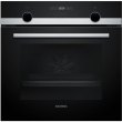 Духова шафа електрична Siemens HB557JYS5T, 66л, A, дисплей, конвекція, телескопічні направляючі, чорна